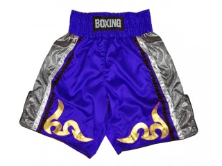 Personalised Boxing Shorts : KNBSH-030-Blue
